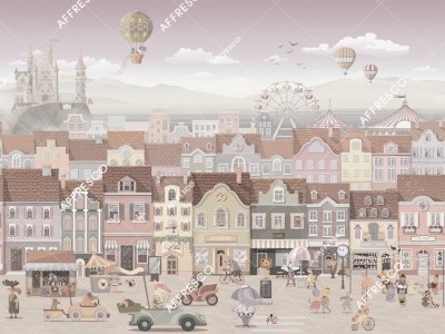 Фреска Affresco ZK673-COL3  Фреска Affresco СКАЗКИ AFFRESCO ZK673-COL3 