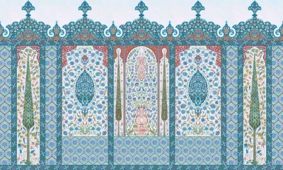 Фреска Affresco Fairy tale color 1  Фреска Affresco Цветариум Fairy tale color 1 