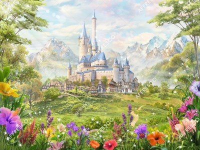 Фреска Affresco AF687-COL1  Фреска Affresco СКАЗКИ AFFRESCO AF687-COL1 