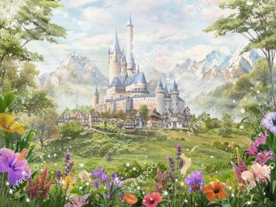 Фреска Affresco AF687-COL2  Фреска Affresco СКАЗКИ AFFRESCO AF687-COL2 