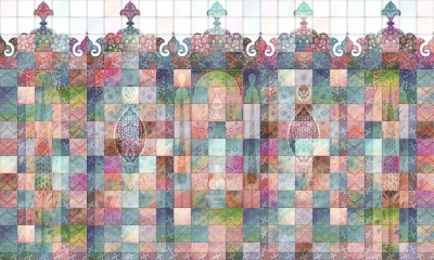 Фреска Affresco Fairy tale color 3  Фреска Affresco Цветариум Fairy tale color 3 