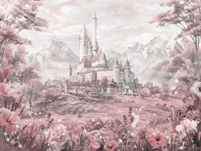 Фреска Affresco AF687-COL3  Фреска Affresco СКАЗКИ AFFRESCO AF687-COL3 