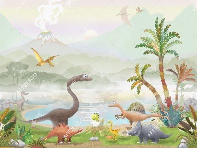 Фреска Affresco AH618-COL1  Фреска Affresco СКАЗКИ AFFRESCO AH618-COL1 