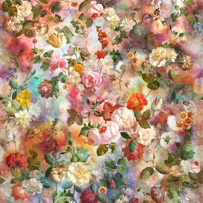 Фреска Affresco Flower festival color 1  Фреска Affresco Цветариум Flower festival color 1 