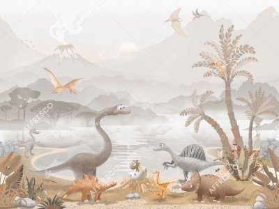 Фреска Affresco AH618-COL2  Фреска Affresco СКАЗКИ AFFRESCO AH618-COL2 