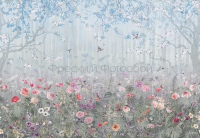 Фреска Affresco ID136014 Фреска Affresco Ботаника ID136014