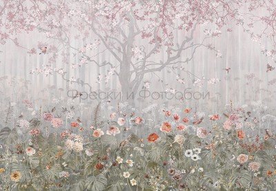 Фреска Affresco ID136017 Фреска Affresco Ботаника ID136017