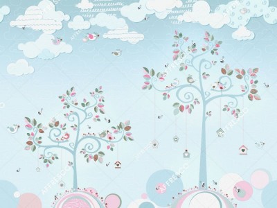 Фреска Affresco AH651-COL4  Фреска Affresco СКАЗКИ AFFRESCO AH651-COL4 