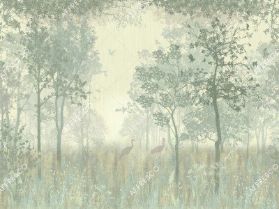 Фреска Affresco AB52-COL1 Фреска Affresco Dream forest AB52-COL1 
