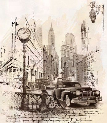 Фреска Affresco 6336 Фреска Affresco Карты и графика 6336