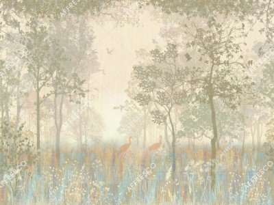 Фреска Affresco AB52-COL2 Фреска Affresco Dream forest AB52-COL2 