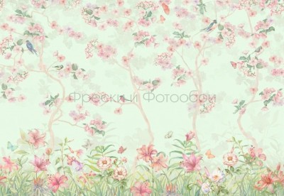 Фреска Affresco 6885 Фреска Affresco Ботаника 6885