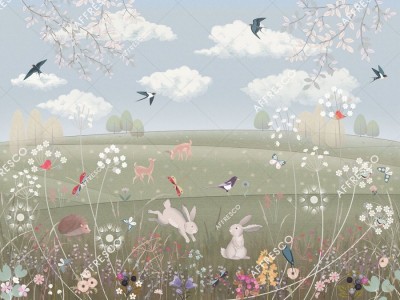 Фреска Affresco AL606-COL2  Фреска Affresco СКАЗКИ AFFRESCO AL606-COL2 