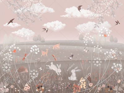 Фреска Affresco AL606-COL4  Фреска Affresco СКАЗКИ AFFRESCO AL606-COL4 