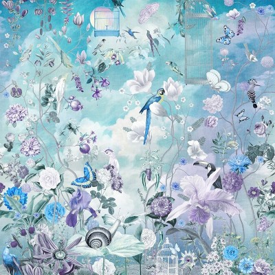 Фреска Affresco Morning in tsvetarium color 1  Фреска Affresco Цветариум Morning in tsvetarium color 1 