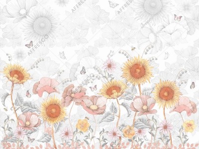 Фреска Affresco DP667-COL4  Фреска Affresco СКАЗКИ AFFRESCO DP667-COL4 