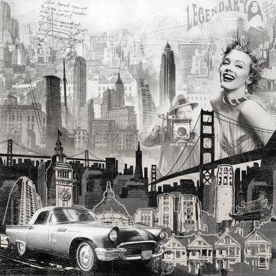 Фреска Affresco 7082 Фреска Affresco Карты и графика 7082