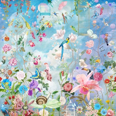 Фреска Affresco AB56-COL4 Фреска Affresco Dream forest AB56-COL4 