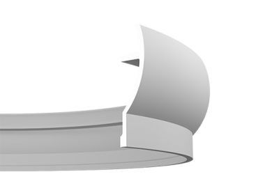 Карниз Европласт 1.50.227 flex Потолочный плинтус Европласт 1.50.227 flex