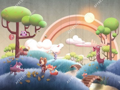 Фреска Affresco DR600-COL3  Фреска Affresco СКАЗКИ AFFRESCO DR600-COL3 