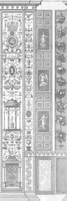 Фреска Affresco Raphael color 4  Фреска Affresco Цветариум Raphael color 4 