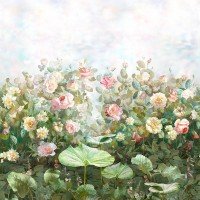 Фреска Affresco Rose garden color 1 