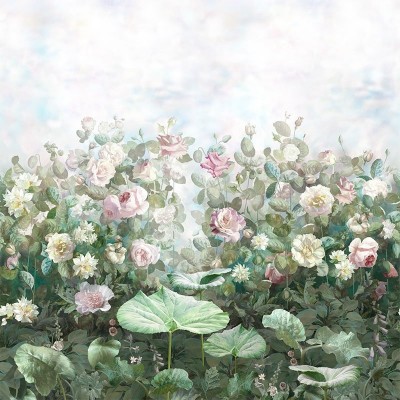 Фреска Affresco Rose garden color 3  Фреска Affresco Цветариум Rose garden color 3 