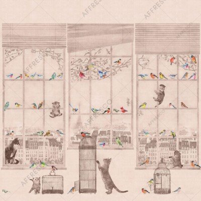 Фреска Affresco AB63-COL2  Фреска Affresco Dream forest AB63-COL2 