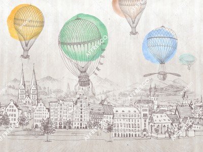 Фреска Affresco DP409-COL2  Фреска Affresco Trend Art DP409-COL2 