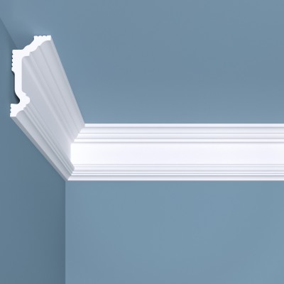 Потолочный плинтус Bello Deco K5 Плинтус для натяжного потолка Белло Деко 70*35*200мм