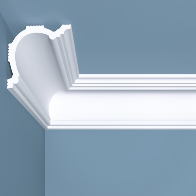 Потолочный плинтус Bello Deco K1 Плинтус для натяжного потолка Белло Деко 80*80*2000мм