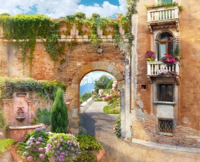 Фреска Affresco 4940  Фреска Affresco Пейзаж 4940