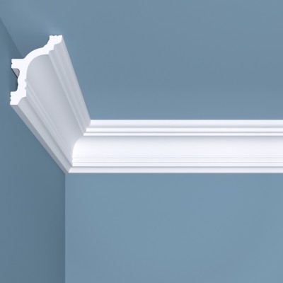 Потолочный плинтус Bello Deco K9 Плинтус для натяжного потолка Белло Деко 60*45*2000мм