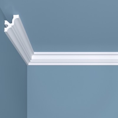 Потолочный плинтус Bello Deco K11 Плинтус для натяжного потолка Белло Деко 35*30*2000мм