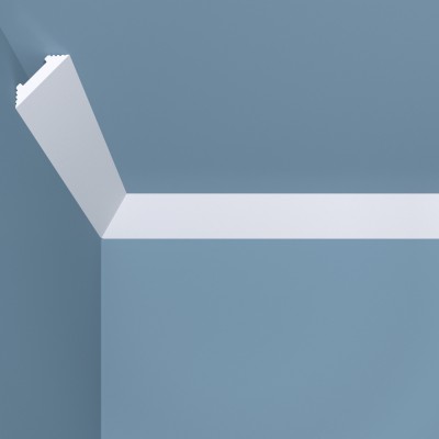 Потолочный плинтус Bello Deco K15 Плинтус для натяжного потолка Белло Деко 30*30*2000мм