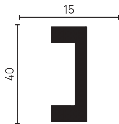 Декоративная рейка Decor Dizayn 613-93SH Рейка Декор Дизайн 613-93SH