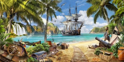 Фреска Affresco AF681-COL1  Фреска Affresco СКАЗКИ AFFRESCO AF681-COL1 