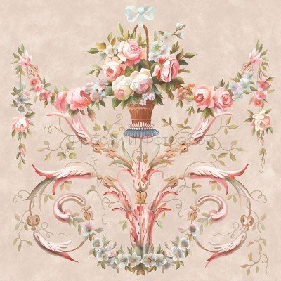 Фреска Affresco ID136416  Фреска Affresco Классические орнаменты ID136416 
