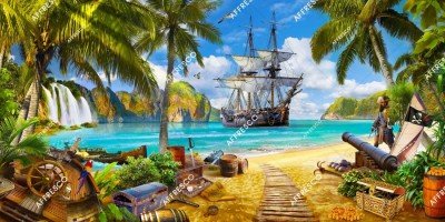 Фреска Affresco AF681-COL4  Фреска Affresco СКАЗКИ AFFRESCO AF681-COL4 