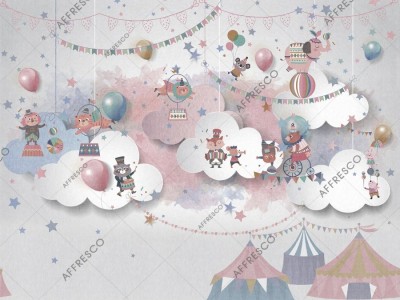 Фреска Affresco ZK669-COL2  Фреска Affresco СКАЗКИ AFFRESCO ZK669-COL2 