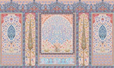 Фреска Affresco Arabian magic color 3  Фреска Affresco Цветариум Arabian magic color 3 