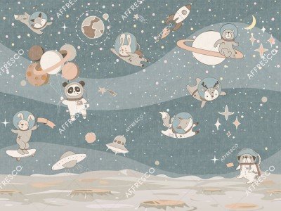 Фреска Affresco ZK672-COL1  Фреска Affresco СКАЗКИ AFFRESCO ZK672-COL1 