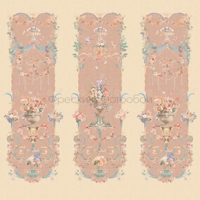 Фреска Affresco ID136500 Фреска Affresco Классические орнаменты ID136500