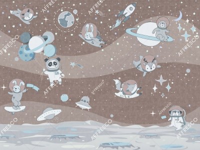 Фреска Affresco ZK672-COL3  Фреска Affresco СКАЗКИ AFFRESCO ZK672-COL3 