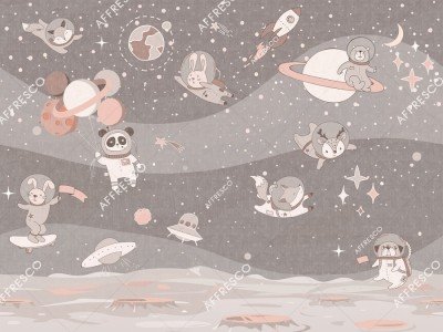 Фреска Affresco ZK672-COL4  Фреска Affresco СКАЗКИ AFFRESCO ZK672-COL4 